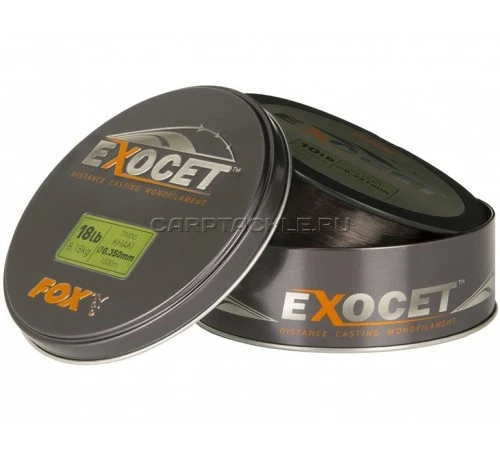 Леска монофильная Fox Exocet Mono Trans Khaki